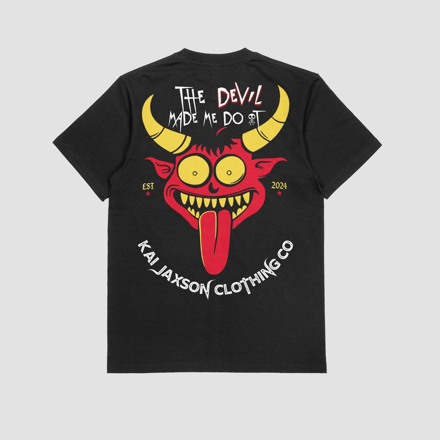 The Devil Made Me Do It (BackPrint Tee)