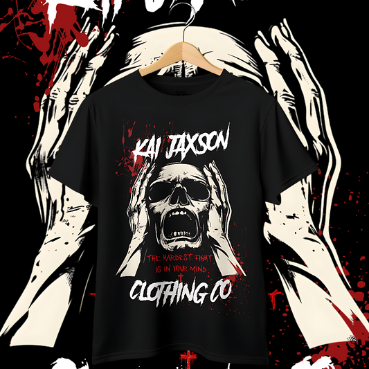 "Anxiety" Oversized Fit Front Print Tee