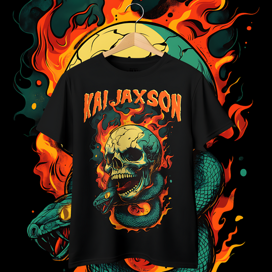 "Thrasher" Oversized Fit Front Print Tee
